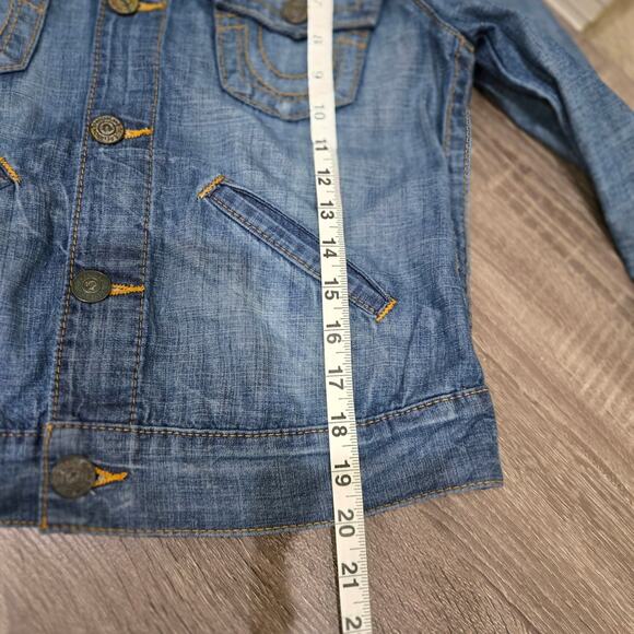 True Religion Blue Denim Jacket - Picture 9 of 13